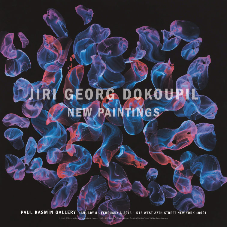 Jiri Georg Dokoupil ad in Artforum, January, 2015