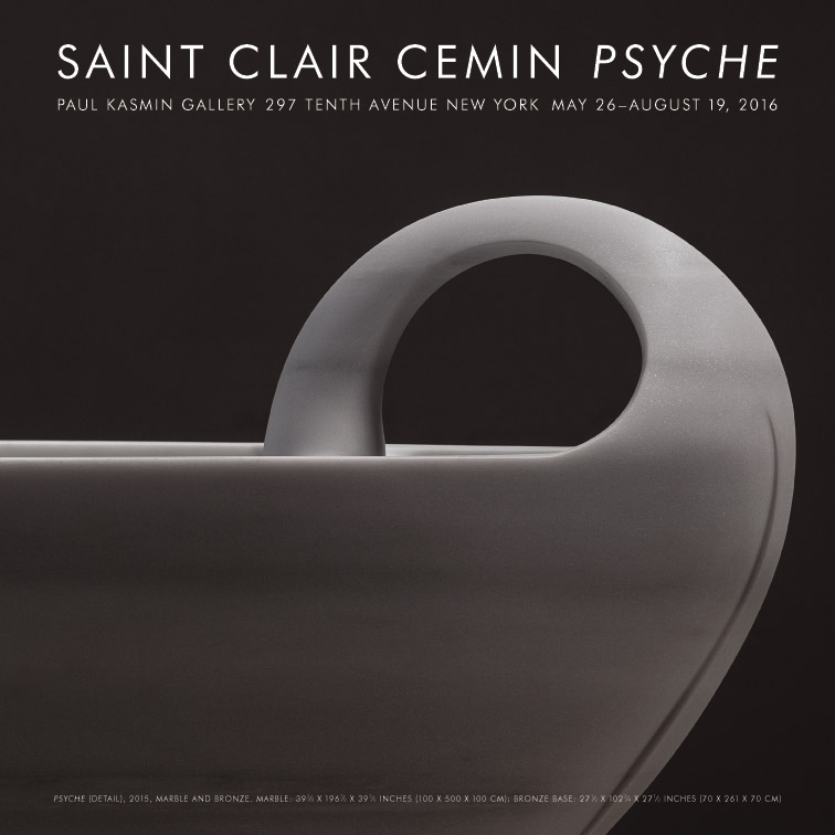 Saint Clair Cemin ad in Artforum, June, 2016